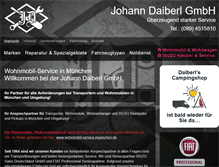 Tablet Screenshot of johann-daiberl.de